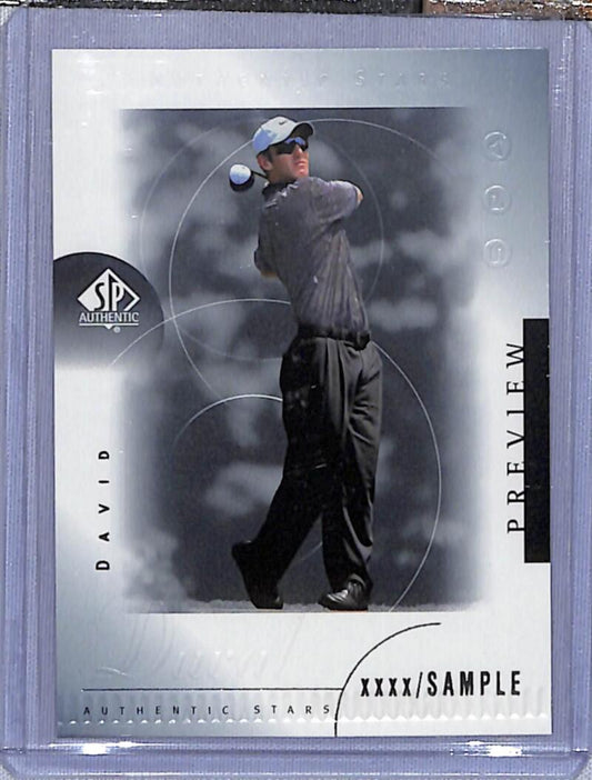 2001 Upper Deck SP Authentic Preview #22 David Duval NM-MT Golf Card  Image 1