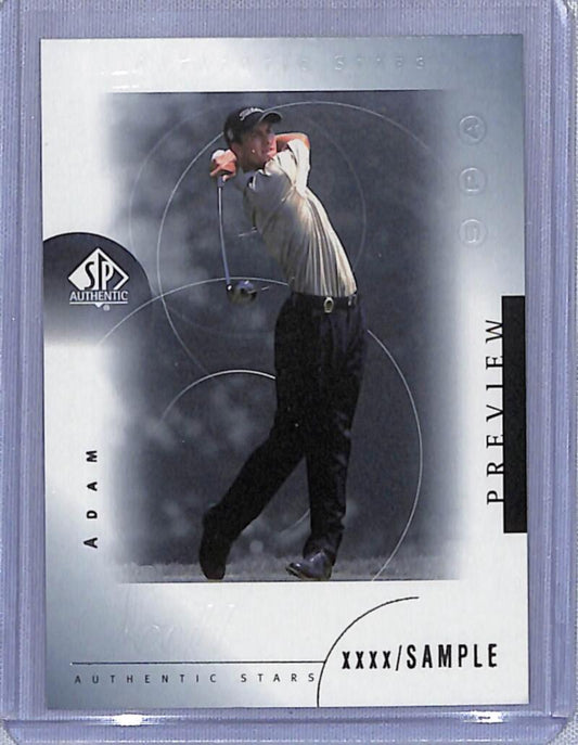 2001 Upper Deck SP Authentic Preview #24 Adam Scott NM-MT Golf Card  Image 1