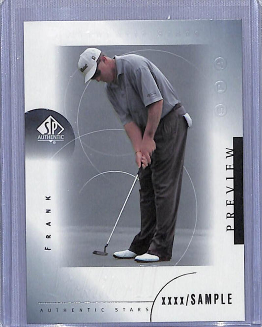 2001 Upper Deck SP Authentic Preview #25 Frank Lickliter II NM-MT Golf Card  Image 1