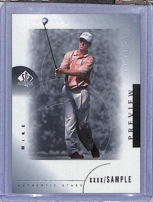 2001 Upper Deck SP Authentic Preview #26 Mike Weir NM-MT Golf Card  Image 1