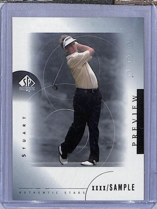 2001 Upper Deck SP Authentic Preview #50 Stuart Appleby NM-MT Golf Card  Image 1