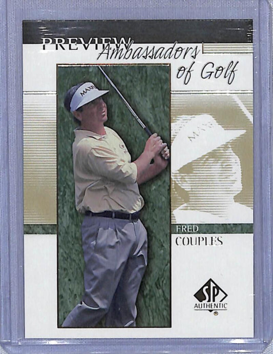 2001 Upper Deck SP Authentic Preview #53 Fred Couples NM-MT Golf Card  Image 1