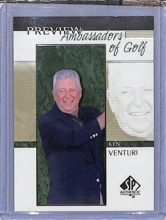 2001 Upper Deck SP Authentic Preview #54 Ken Venturi NM-MT Golf Card  Image 1
