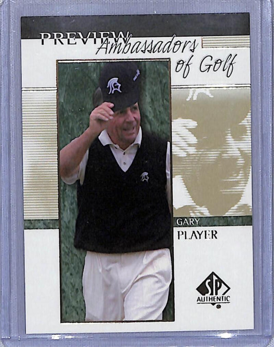 2001 Upper Deck SP Authentic Preview #58 Gary Player NM-MT Golf Card  Image 1