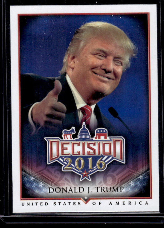 2016 Leaf Decision 2016 #6 Donald Trump NM-MT Political Trading Card  Image 1