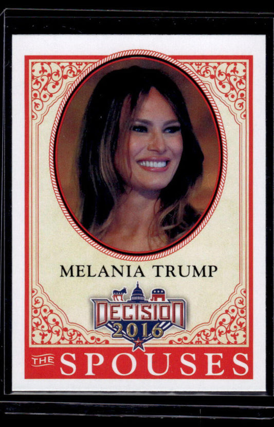 2016 Leaf Decision 2016 #63 Melania Trump NM-MT Political Trading Card  Image 1