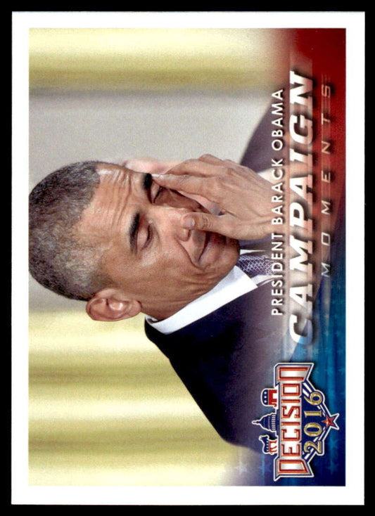 2016 Leaf Decision 2016 #97 President Barack Obama NM-MT Political Trading Card  Image 1