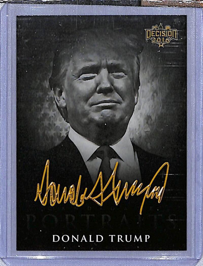 2016 Leaf Decision 2016 Candidate Profiles #CP7 Donald Trump NM-MT Political Trading Card Image 1