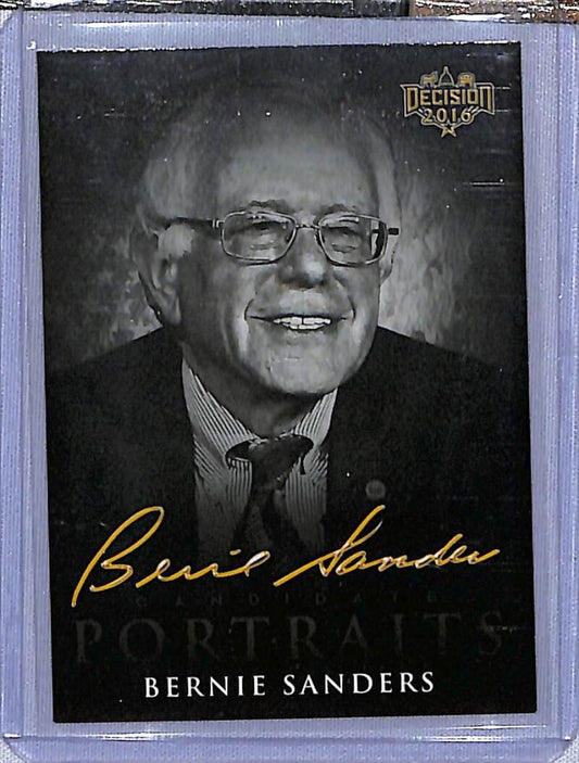 2016 Leaf Decision 2016 Candidate Profiles #CP3 Bernie Sanders NM-MT Political Trading Card Image 1