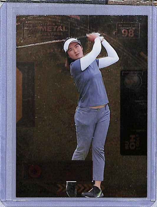 2021 Skybox Metal Universe Champions Copper #98 Su Oh RC NM-MT Golf Card Image 1