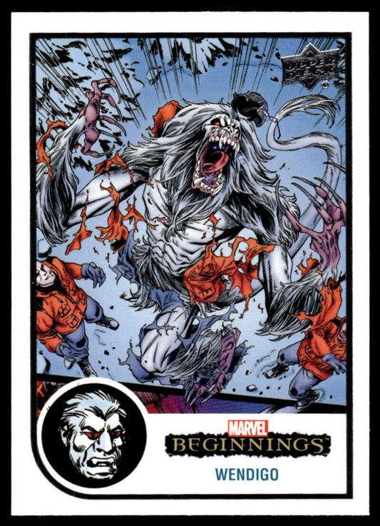 2022 Upper Deck Marvel Beginnings Vol. 2 Series 1 #59 Wendigo  NonSport  Image 1