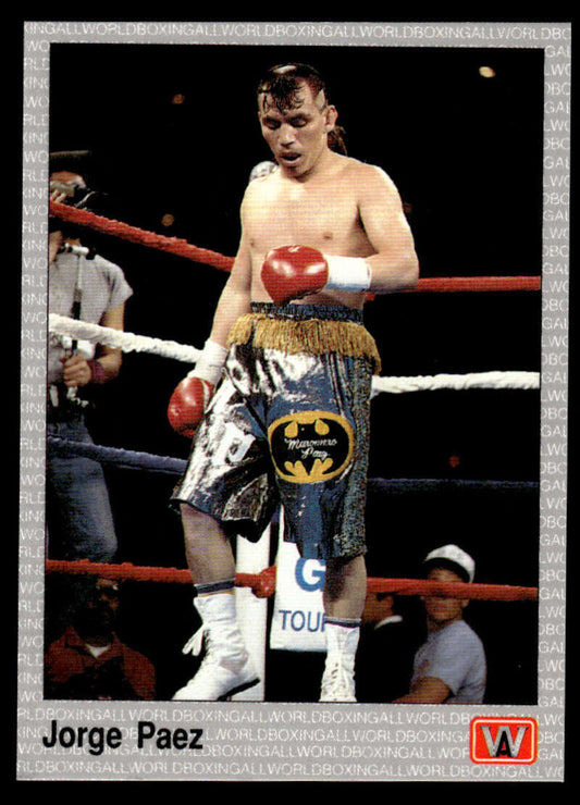 1991 All World #122 Jorge Paez NM-MT Boxing Card  Image 1