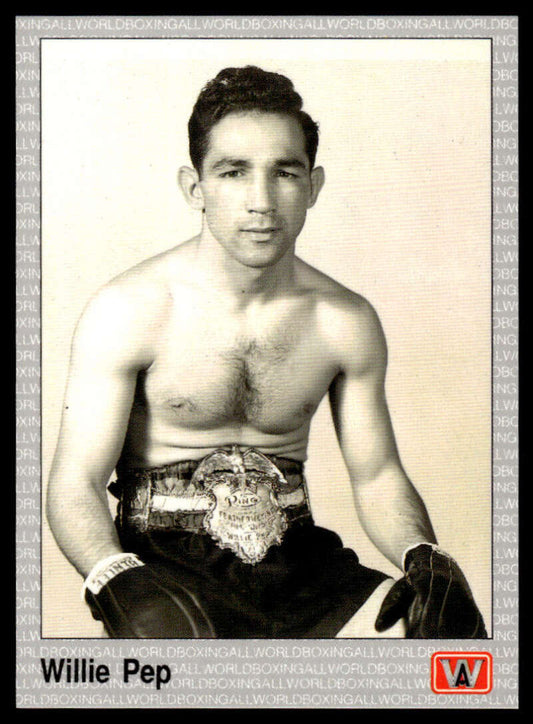 1991 All World #126 Willie Pep NM-MT Boxing Card  Image 1