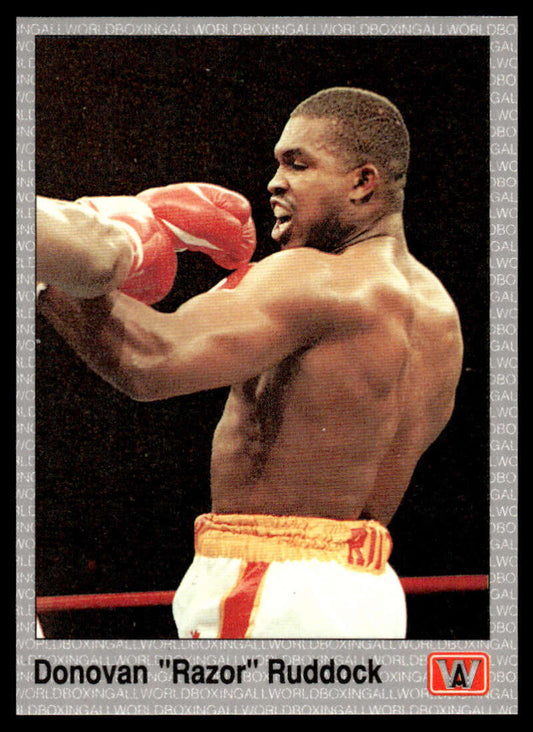 1991 All World #131 Donovan Ruddock NM-MT Boxing Card  Image 1