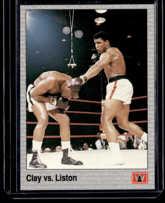 1991 All World #146 Clay Vs. Liston I NM-MT Boxing Card  Image 1