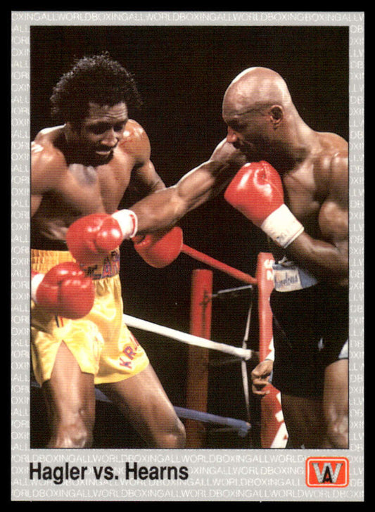 1991 All World #149 Hagler Vs. Hearns NM-MT Boxing Card  Image 1
