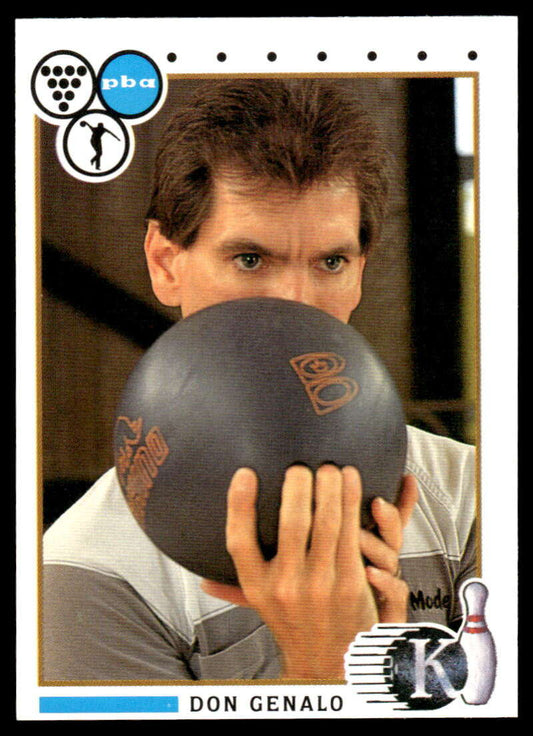 1990 Kingpins #10 Don Genalo NM-MT PBA Bowling Card Image 1