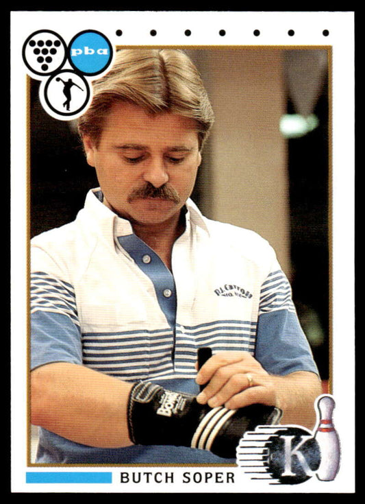 1990 Kingpins #63 Butch Soper NM-MT PBA Bowling Card Image 1