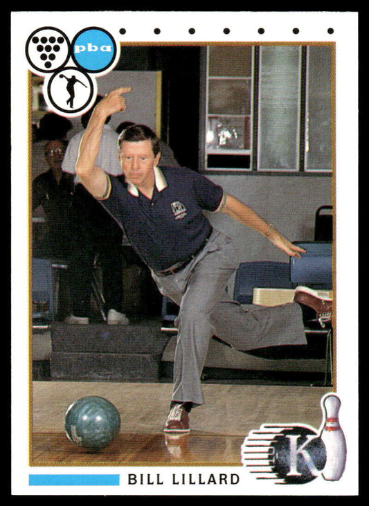 1990 Kingpins #70 Bill Lillard NM-MT PBA Bowling Card Image 1
