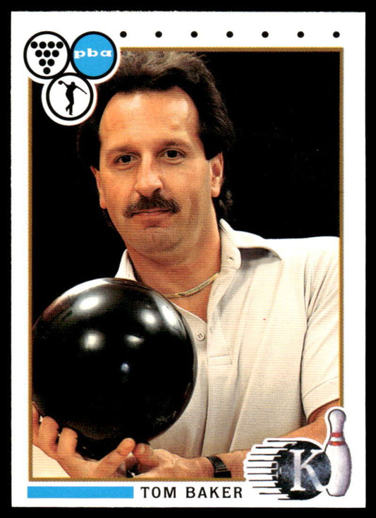 1990 Kingpins #73 Tom Baker NM-MT PBA Bowling Card Image 1