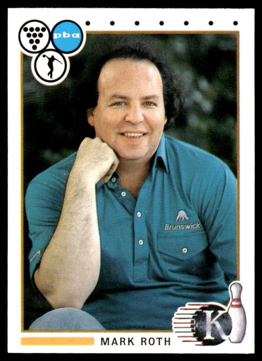 1990 Kingpins #80 Mark Roth NM-MT PBA Bowling Card Image 1
