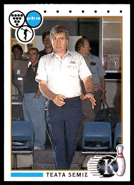 1990 Kingpins #83 Teata Semiz NM-MT PBA Bowling Card Image 1
