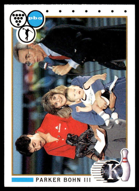 1990 Kingpins #87 Parker Bohn III NM-MT PBA Bowling Card Image 1