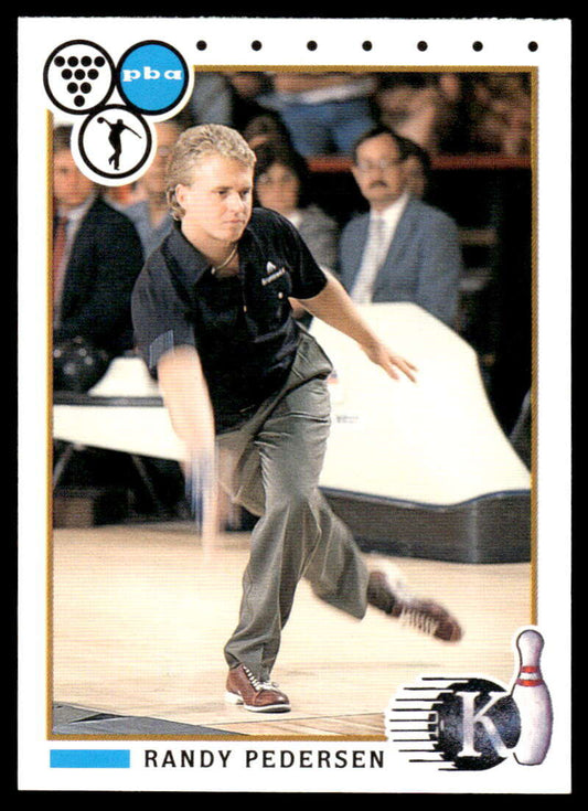 1990 Kingpins #90 Randy Pedersen NM-MT PBA Bowling Card Image 1