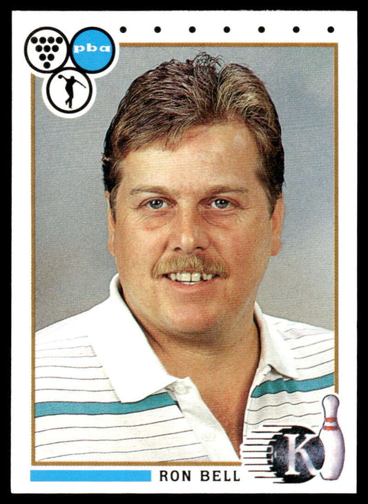 1990 Kingpins #91 Ron Bell NM-MT PBA Bowling Card Image 1