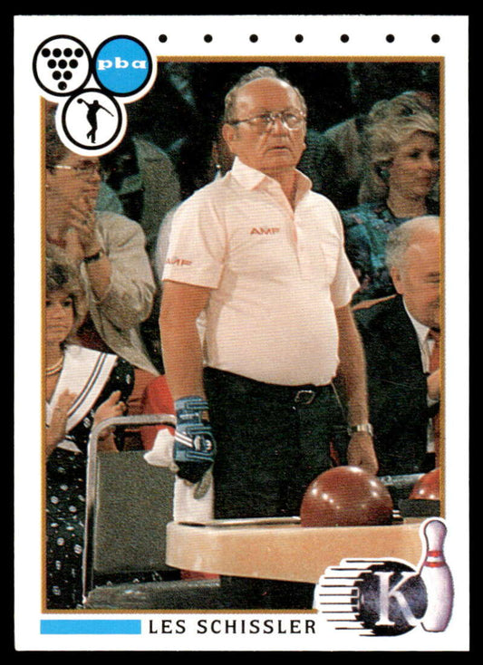 1990 Kingpins #96 Les Schissler NM-MT PBA Bowling Card Image 1
