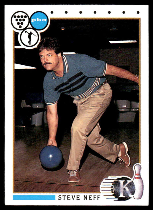 1990 Kingpins #97 Steve Neff NM-MT PBA Bowling Card Image 1