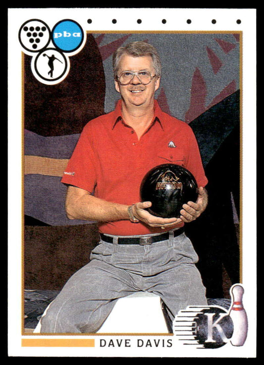 1990 Kingpins #98 Dave Davis NM-MT PBA Bowling Card Image 1