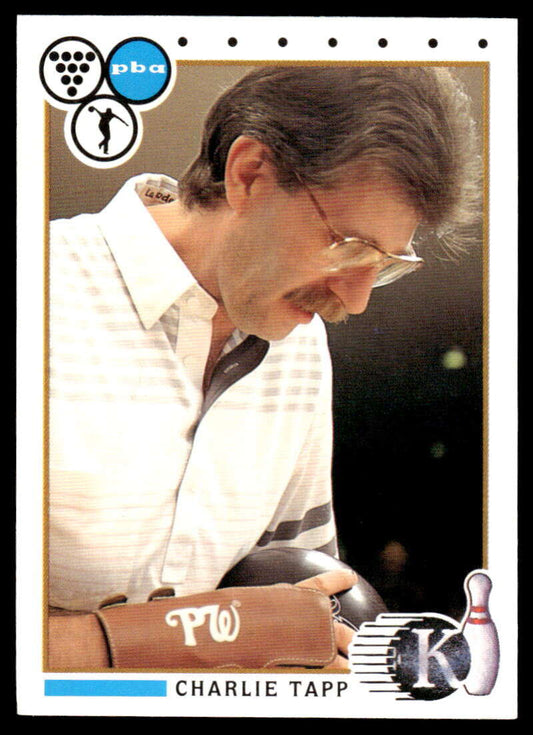 1990 Kingpins #99 Charlie Tapp NM-MT PBA Bowling Card Image 1