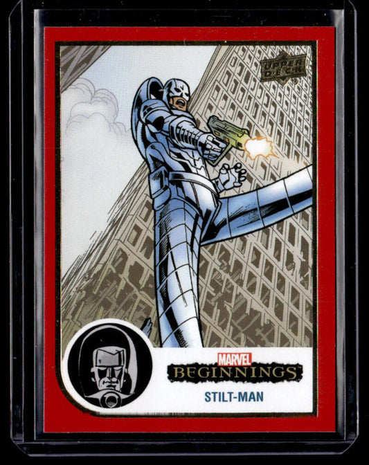 2022 Upper Deck Marvel Beginnings Vol. 2 Series 1 Red Border #32 Stilt-Man NM-MT NonSport Card Image 1