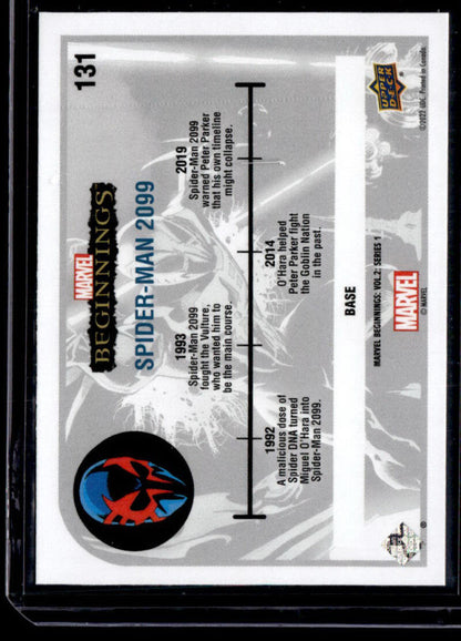 2022 Upper Deck Marvel Beginnings Vol. 2 Series 1 #131 Spider-Man 2099 NM-MT NonSport Card Image 2