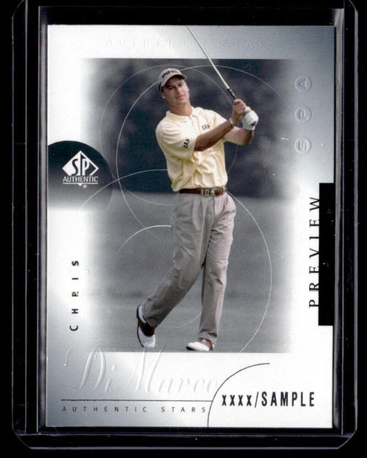 2001 Upper Deck SP Authentic Preview #47 Chris DiMarco NM-MT Golf Card  Image 1