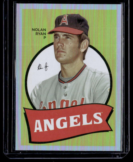 2023 Topps Archives 1969 Single Player Foil #69T-2 Nolan Ryan NM-MT Los Angeles Angels Baseball Card Image 1