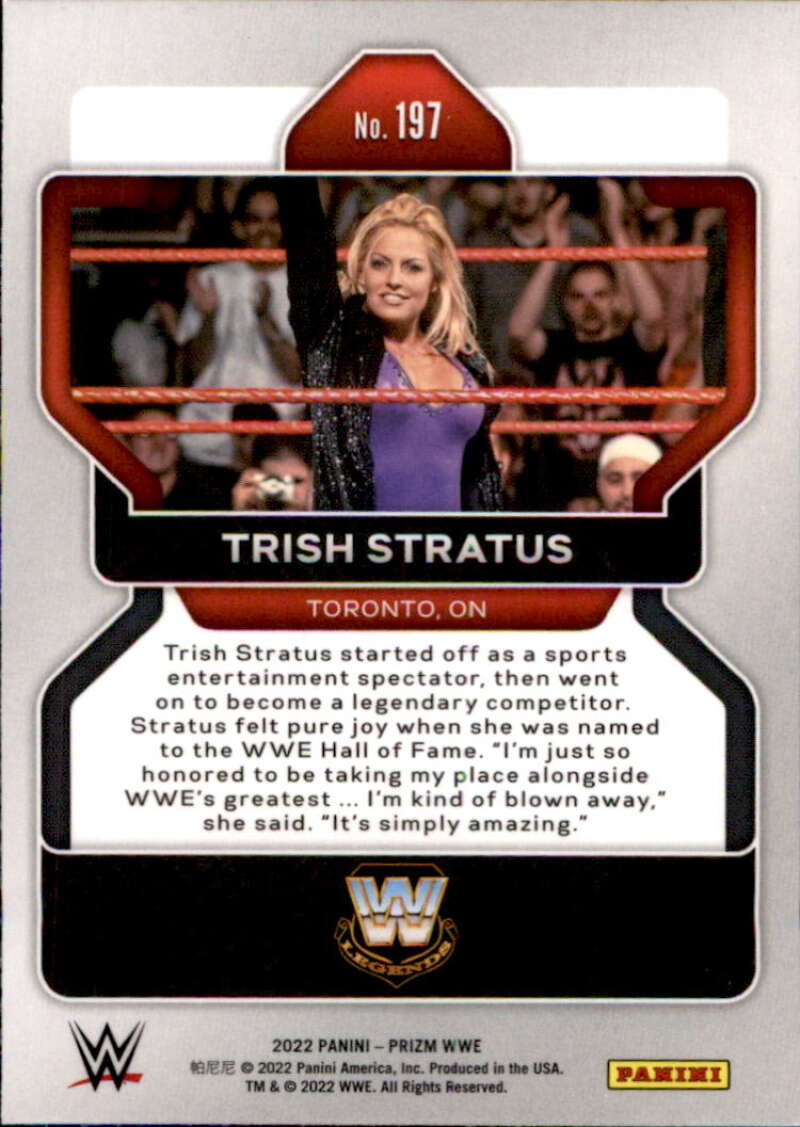 2022 Panini Prizm WWE # 197 Trish Stratus   Legend Image 2