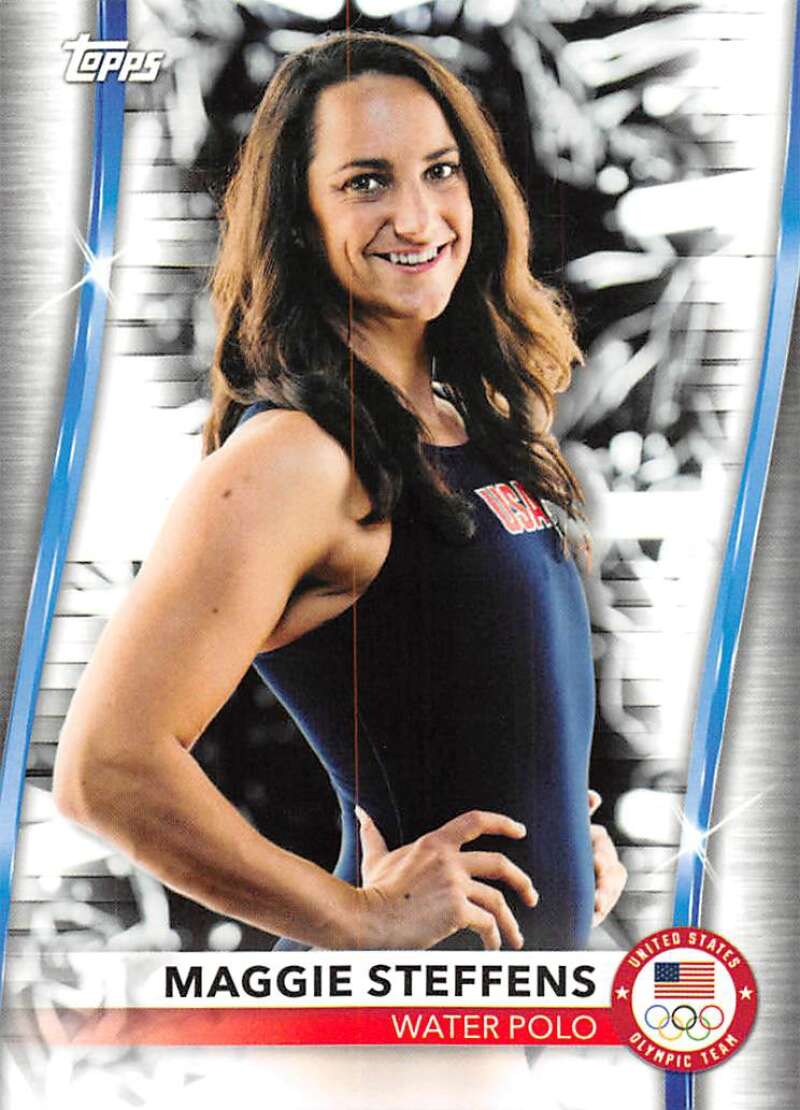2021 Topps US Olympics and Paralympics Team Hopefuls NM-MT #3 Maggie Steffens Water Polo Card Image 1