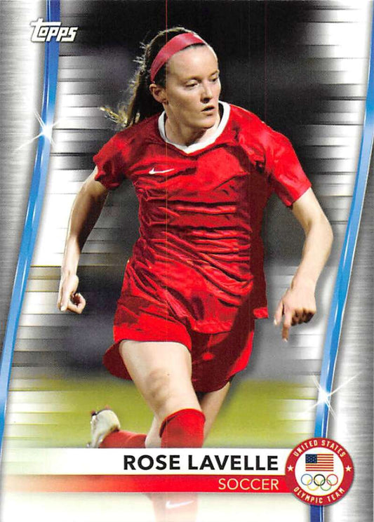 2021 Topps US Olympics and Paralympics Team Hopefuls NM-MT #8 Rose Lavelle Soccer Card Image 1