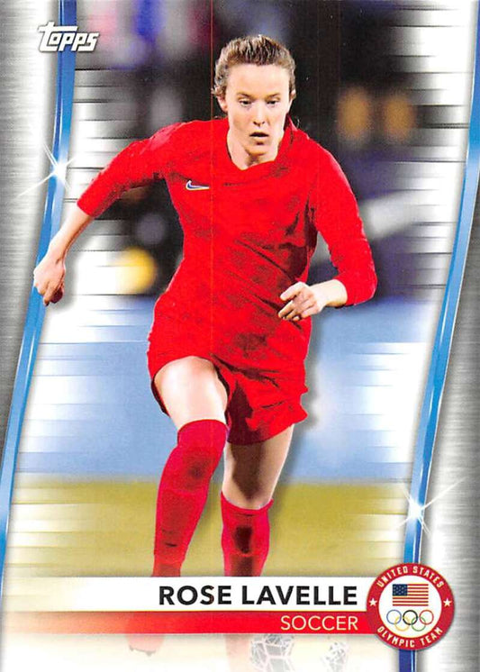 2021 Topps US Olympics and Paralympics Team Hopefuls NM-MT #11 Rose Lavelle Soccer Card Image 1