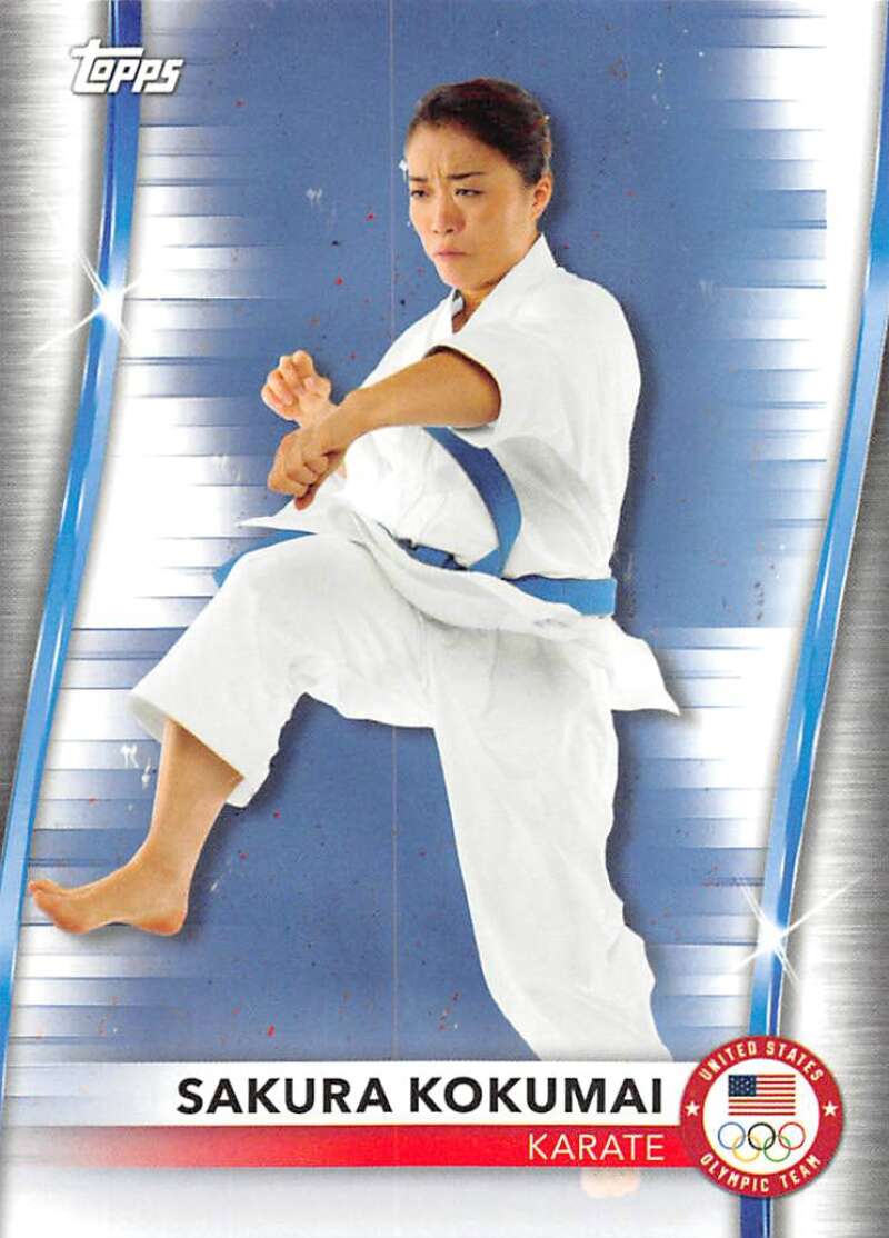 2021 Topps US Olympics and Paralympics Team Hopefuls NM-MT #12 Sakura Kokumai Karate Card Image 1