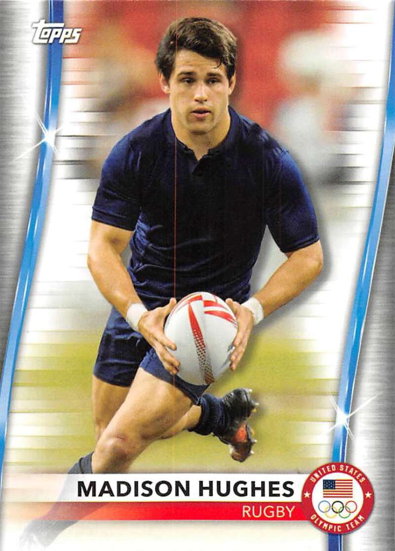 2021 Topps US Olympics and Paralympics Team Hopefuls NM-MT #59 Madison Hughes Rugby Card Image 1