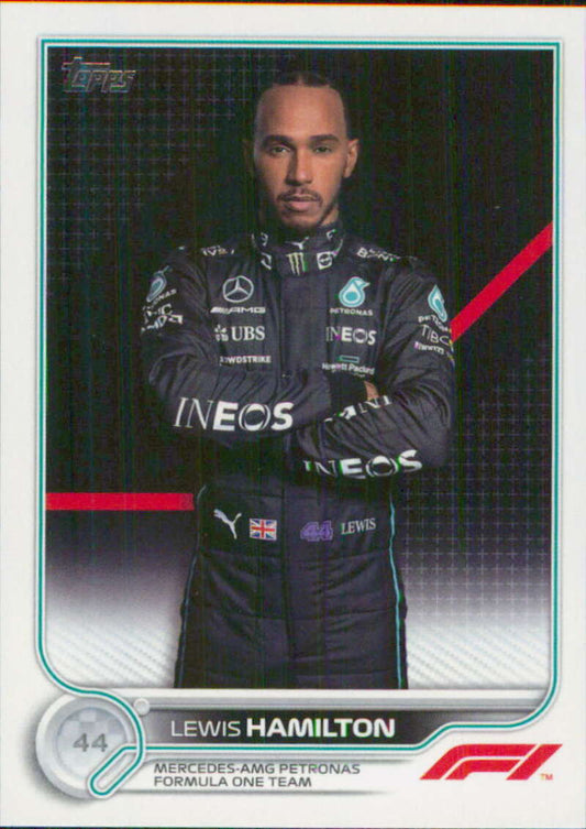 2022 Topps Formula 1 #5 Lewis Hamilton NM-MT Racing Card  Image 1