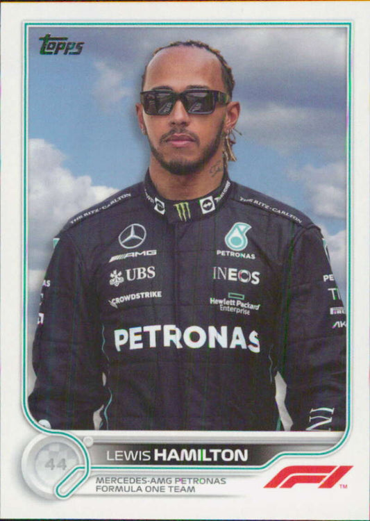 2022 Topps Formula 1 #6 Lewis Hamilton NM-MT Racing Card  Image 1