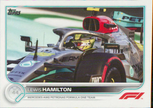 2022 Topps Formula 1 #7 Lewis Hamilton NM-MT Racing Card  Image 1