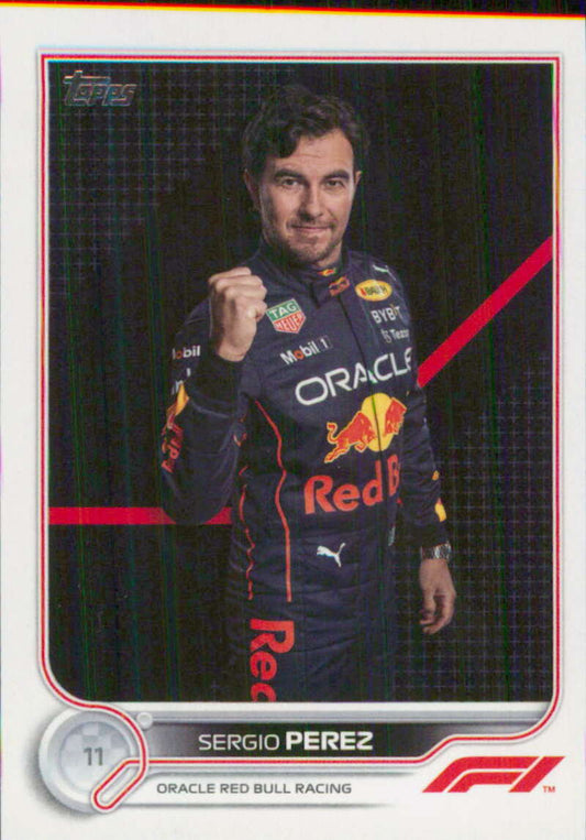 2022 Topps Formula 1 #21 Sergio Perez NM-MT Racing Card  Image 1