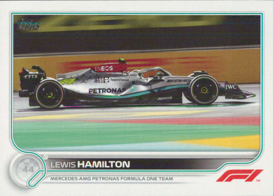 2022 Topps Formula 1 #111 Lewis Hamilton NM-MT Racing Card  Image 1