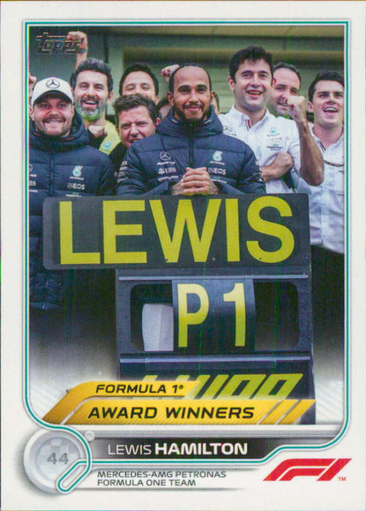 2022 Topps Formula 1 #198 Lewis Hamilton NM-MT Racing Card  Image 1
