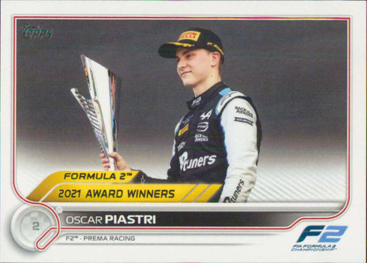 2022 Topps Formula 1 #199 Oscar Piastri NM-MT Racing Card  Image 1